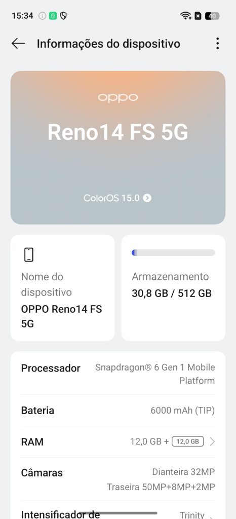 Análise OPPO Reno14 FS 5G 6 Analise OPPO Reno14 FS 5G k