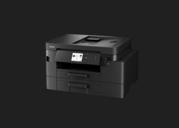 Nova Brother MFC-J4550DW; impressora Brother com visor tátil; embalagem sustentável sem poliestireno.