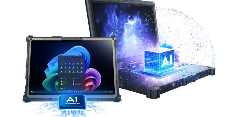 Tablet Getac F120 e portátil V120 robustos com IA