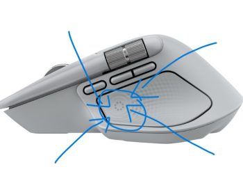 Rato Logitech MX Master 4 em grafite com roda MagSpeed e design ergonómico