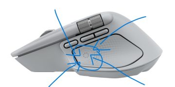 Rato Logitech MX Master 4 em grafite com roda MagSpeed e design ergonómico