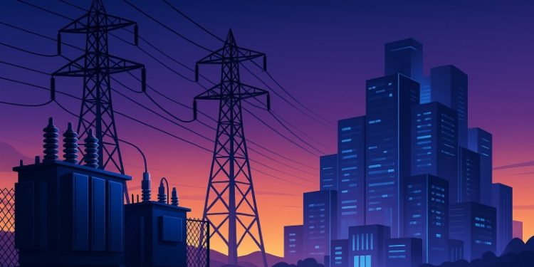 Transformadores de energia Hitachi ligados à rede eléctrica – base invisível dos data centers do futuro