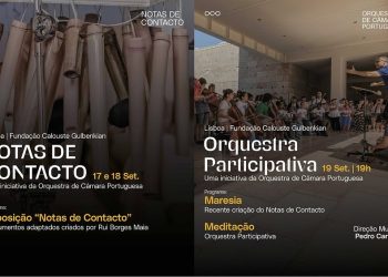 Notas de Contacto: exposição e concerto na Gulbenkian 11 Ensemble inclusivo Notas de Contacto em concerto com a Orquestra Participativa na Gulbenkian