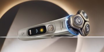 Máquina de barbear Philips i9000 Prestige Ultra – barbear ultra rente com IA