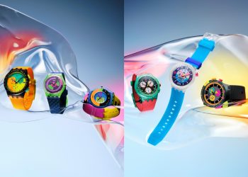 Colecção Swatch NEON 2025 com seis relógios néon inspirados nos anos 80 e 90