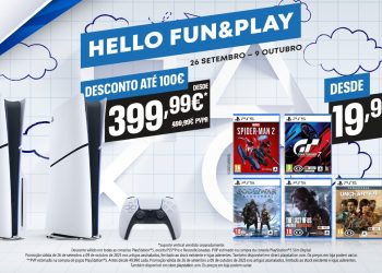 Promoção PlayStation 2025 em Portugal com descontos em consolas PS5 e jogos icónicos