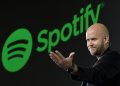 Ecrã do Spotify com aviso de actualização dos termos de utilização