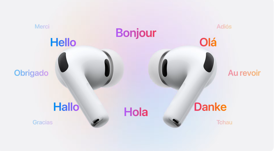 traducao simultanea airpods