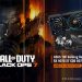 ASUS TUF Gaming Radeon RX 9070 XT: edição limitada Call of Duty Black Ops 7 5 Placa gráfica ASUS TUF Gaming Radeon RX 9070 XT Call of Duty Black Ops 7 Edition com design em preto e detalhes em laranja.
