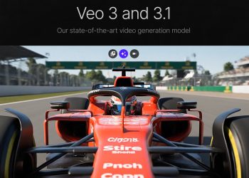 Gemini Veo 3 a gerar um vídeo a partir de uma fotografia no modo 16:9.