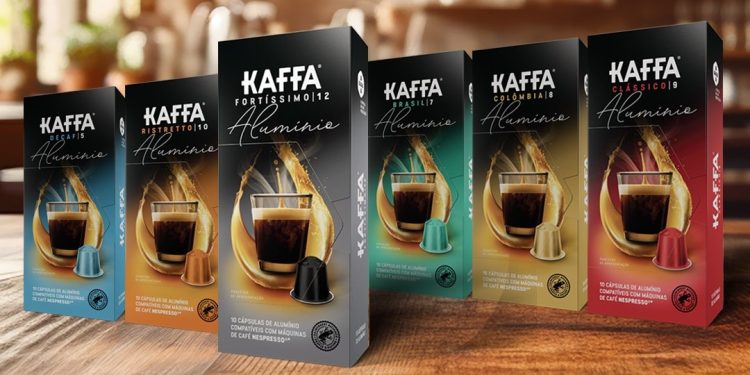 KAFFA SNA: novo design e compromisso sustentável 1 Novo packaging da KAFFA SNA com cápsulas em alumínio reciclado e design moderno e sofisticado.