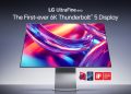 Monitor LG UltraFine evo 6K com Thunderbolt 5 para criadores profissionais
