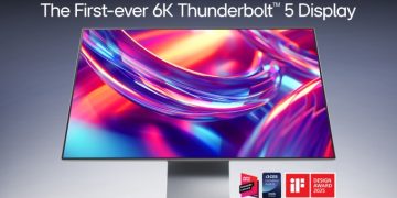Monitor LG UltraFine evo 6K com Thunderbolt 5 para criadores profissionais
