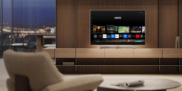 Nova gama Loewe stellar 2025 com tecnologia OLED META 3.0, sistema Loewe os9 e som frontal até 300W.