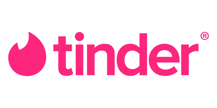 Ecrã de smartphone com o logótipo do Tinder, em fundo escuro, representando a solidão digital moderna.