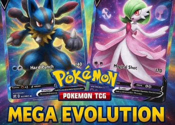 Pokémon TCG Mega Evolution – expansão com Mega Lucario ex e Mega Gardevoir ex regressa com novo estilo artístico e cartas ultrarraras.