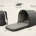 Startup cria uma mochila-abrigo que redefine dignidade 4 Mochila dobrável transformada em abrigo solar para pessoas sem-abrigo, criada por startup alemã.