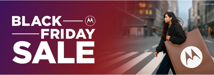 Motorola com preços especiais de Black Friday