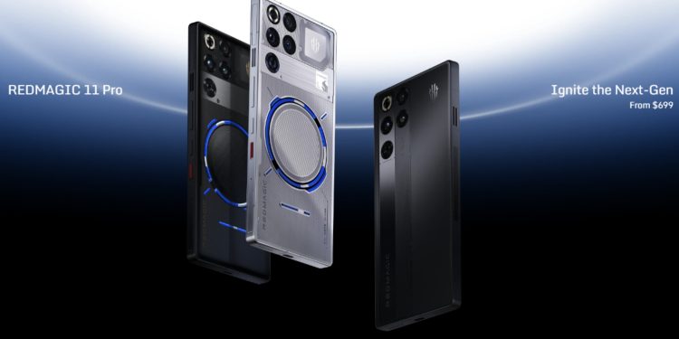 Red Magic 11 Pro smartphone gaming com arrefecimento topo e bateria gigante