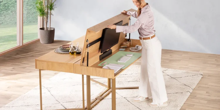 Transformer Table to Desk Savouring Table Stella Artois