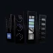 MODUE: o controlo modular magnético 3 Quatro módulos magnéticos MODUE (One Touch, Click, Spin, Slide) conectados a uma base, demonstrando a sua natureza modular e design elegante.