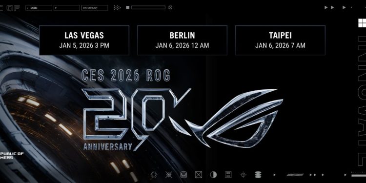 Republic of Gamers ROG CES 2026 Dare to Innovate celebra 20 anos de inovação gaming