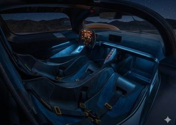 Interior do Adamastor Furia com design minimalista e foco no condutor