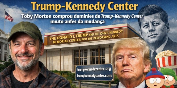 Autor de South Park regista domínios Trump-Kennedy Center antes da mudança oficial