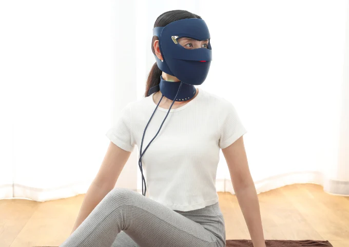 Blue Green Mask b