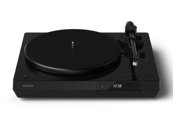 Philips Fidelio FT1 sistema híbrido com gira-discos, leitor de CD e Bluetooth