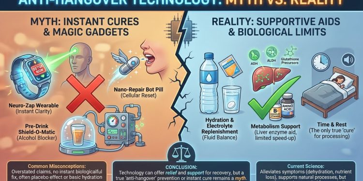 Tecnologia anti-ressaca: mito vs realidade