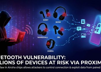 Ataque Bluetooth através de chip Airoha mostrando backdoor de segurança