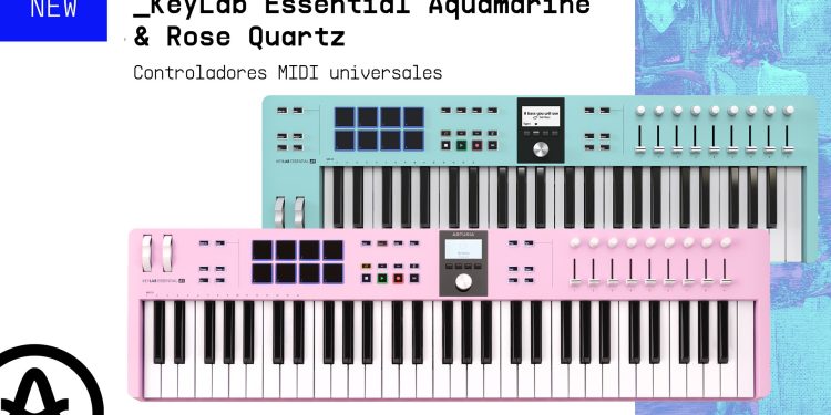 O KeyLab Essential mk3 oferece uma vasta gama de controlos úteis e intuitivos