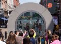Dublin Portal art installation livestream connecting Dublin and New York