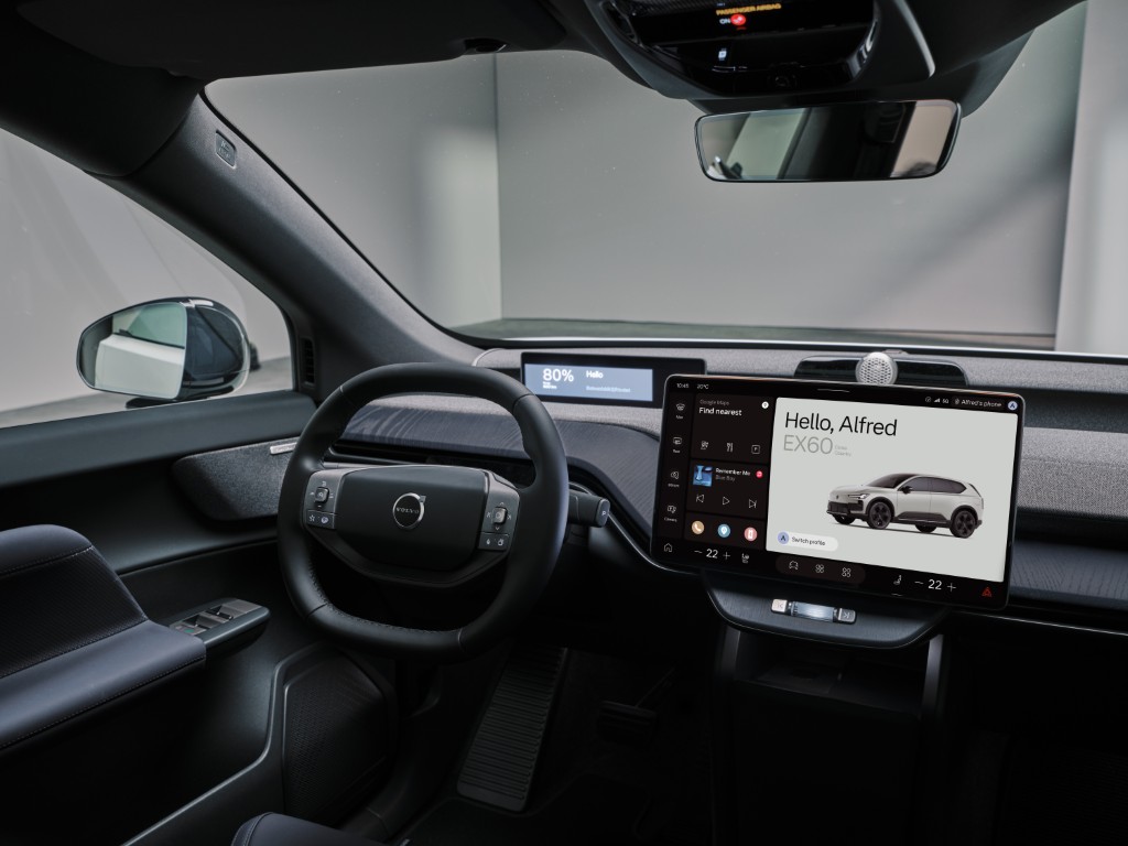 Volvo EX60: o eléctrico que quer acabar com a ansiedade 6 EX60 CROSS COUNTRY DISPLAYVOLANTE