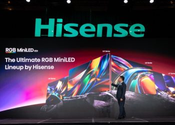 Televisores Hisense RGB-MiniLED de nova geração chegam à Europa em 2026
