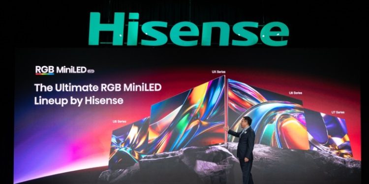 Televisores Hisense RGB-MiniLED de nova geração chegam à Europa em 2026
