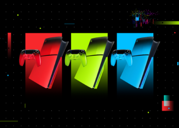 Coleção HYPERPOP da PlayStation com comandos DualSense e tampas PS5