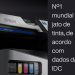 Epson é líder global no jacto de tinta 2 Impressoras Epson jato de tinta em ambiente de escritório moderno