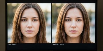 exemplo de detecção de deepfake facial