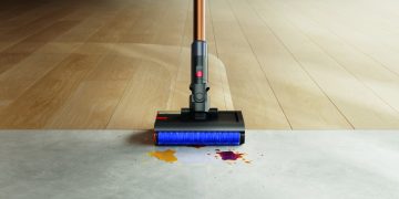 Dyson PencilWash mopa eléctrica ultrafina para limpeza húmida higiénica
