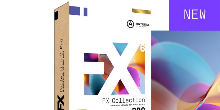 Interface do Arturia FX Collection 6 com módulos de efeitos analógicos e digitais em DAW