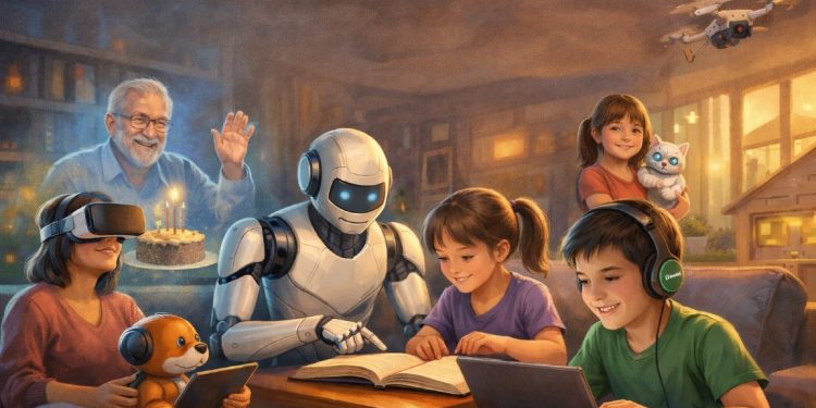 IA, robots e realidade virtual estão a mudar as famílias 1 Estudo da Kaspersky mostra como IA, robots e realidade virtual estão a transformar a vida familiar