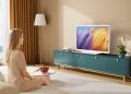 Hisense S5 DécoTV branca com design artístico em ambiente doméstico