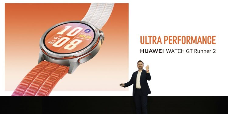 Huawei Watch GT Runner 2 apresentado no evento Now is Your Run em Madrid