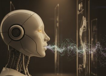 Representação conceptual de inteligência artificial com capacidade de diálogo interno e memória de trabalho