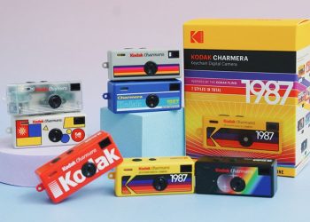 Kodak CHARMERA mini câmara digital retro inspirada na Kodak Fling de 1987