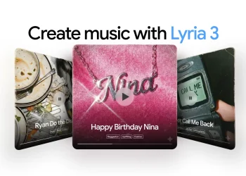 Gemini cria música com o modelo Lyria 3 através de texto ou imagens