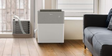 Midea PortaSplit instalado numa janela europeia