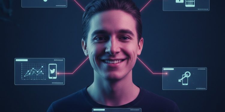 Ilustração conceptual de neoemoções - novas palavras para sentimentos inventados na era digital